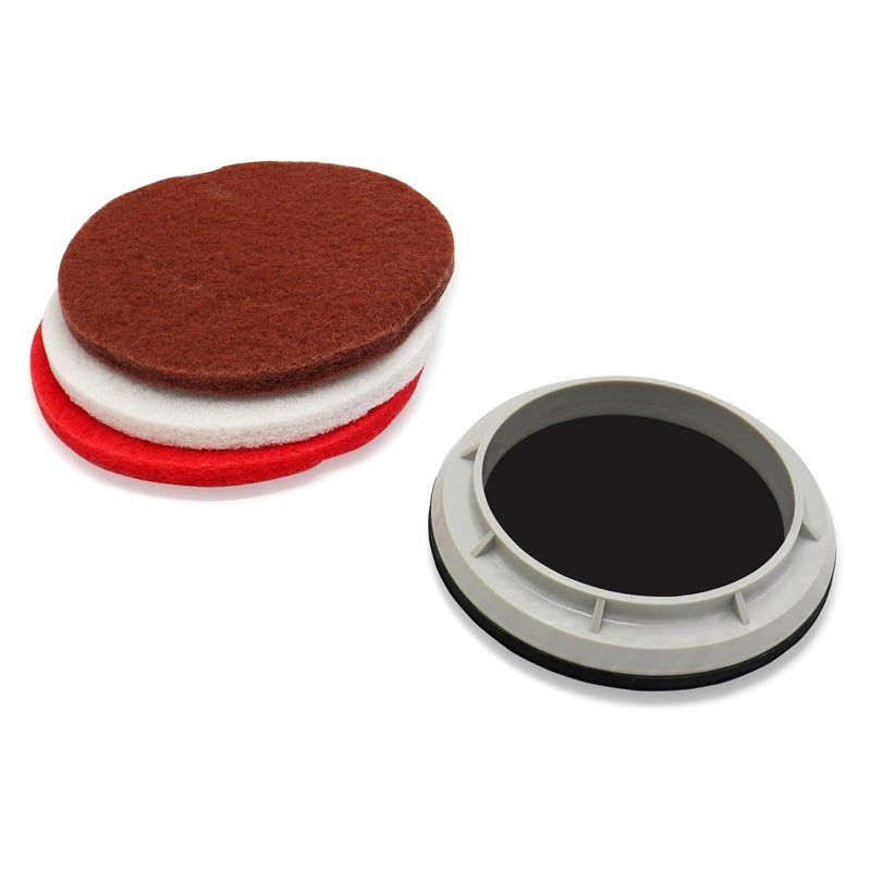 PROLUX Replacement Pad Set for 13" Core, Compatible with 2022 and Newer Models, Includes Scrubbing and Polishing Pads - Image 1